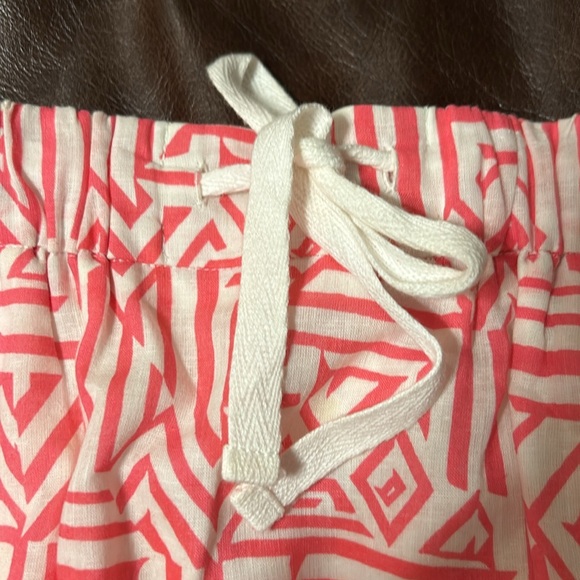 J Crew Summer Pink and White Aztec skirt, size 2 - Picture 2 of 5
